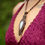 Thumbnail: Macrame necklace with big white and blue moon stone