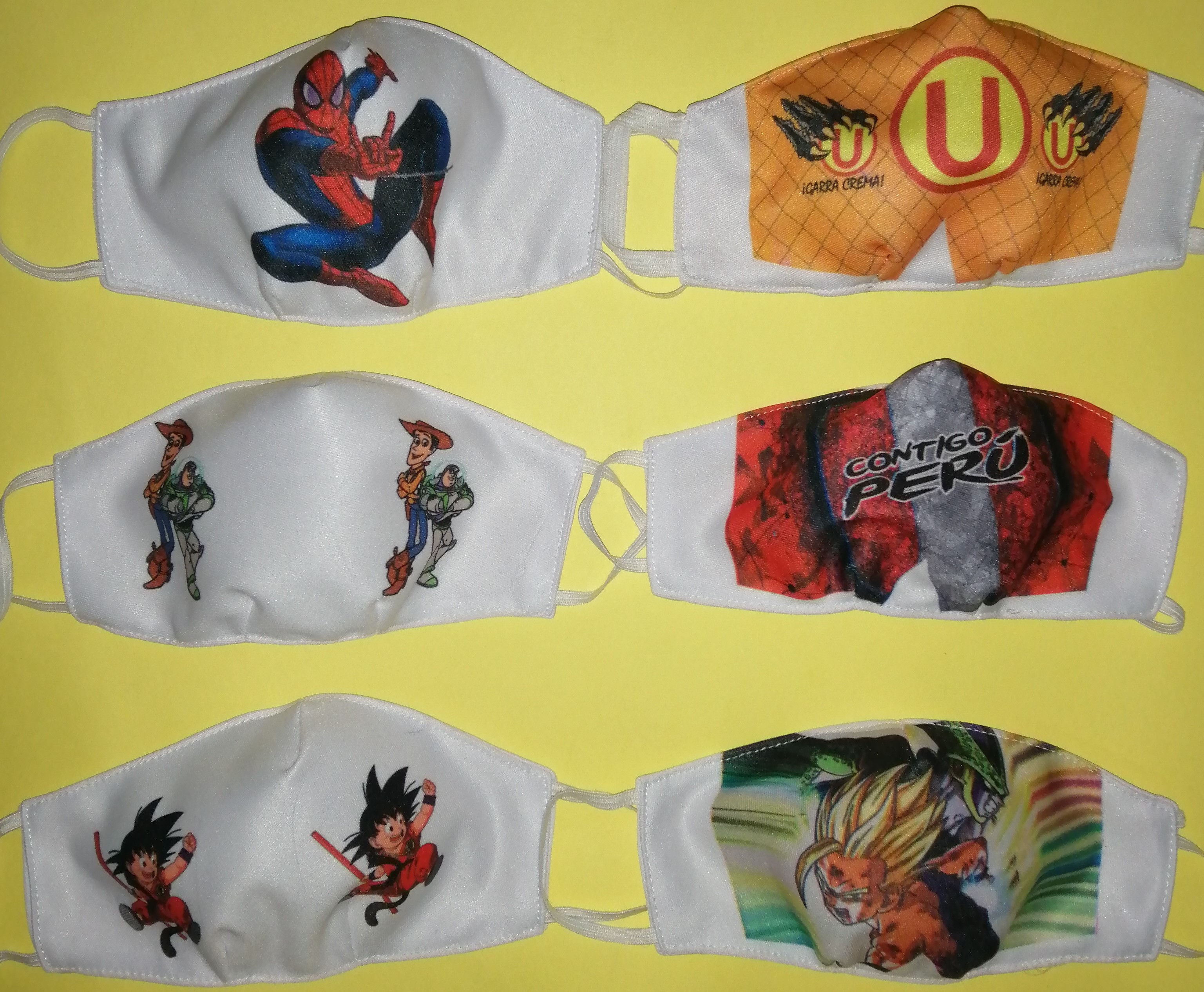 Mascarillas Sublimadas para Niños