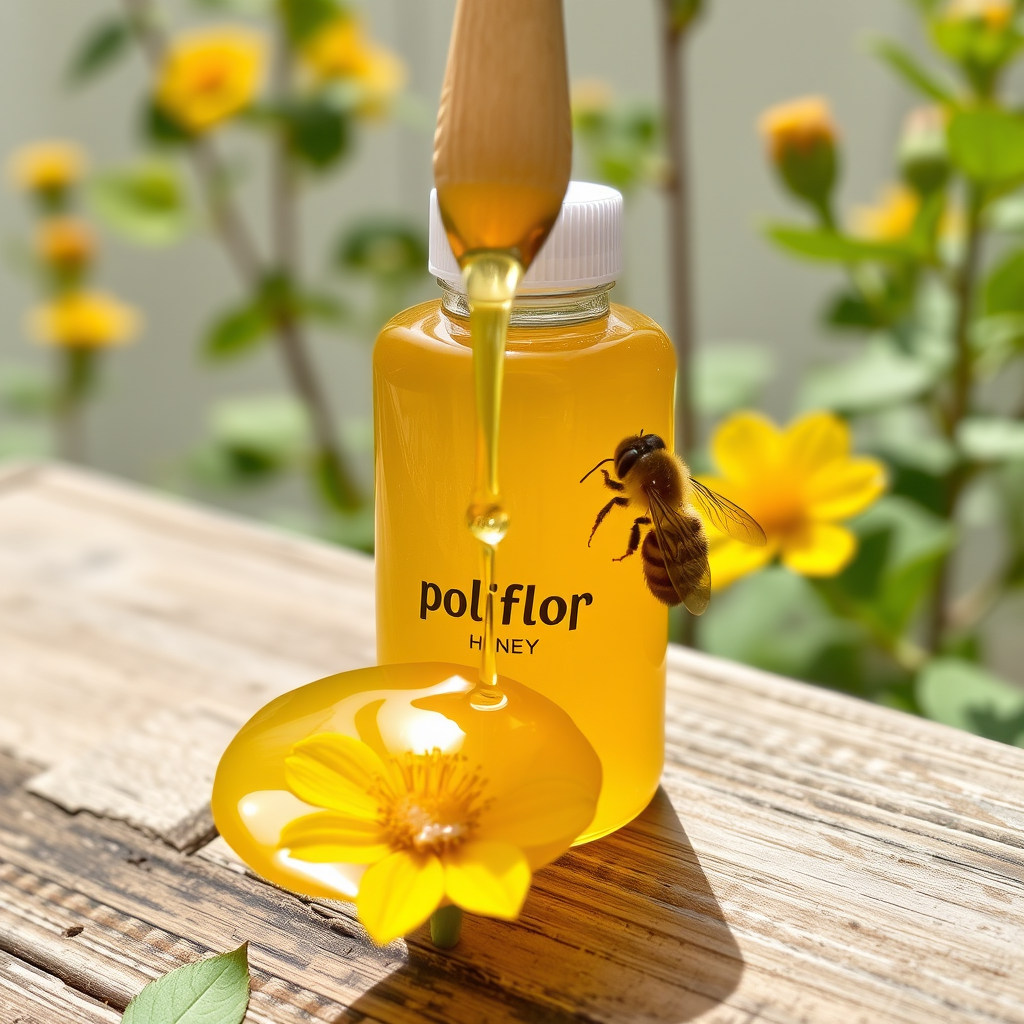Miere polifloră 1100gr - Polyfloral Honey 1100gr 