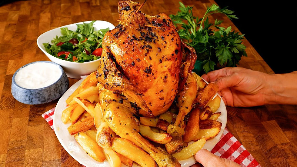 Pui pe sticla -Chicken on the Bottle