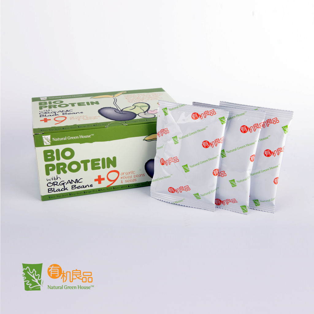 Bio Protein with Organic Black Beans (15 Sachets) 有机9色黑豆粉 15包