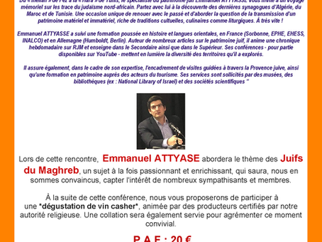 Conférence et dégustation de vin au Centre Communautaire