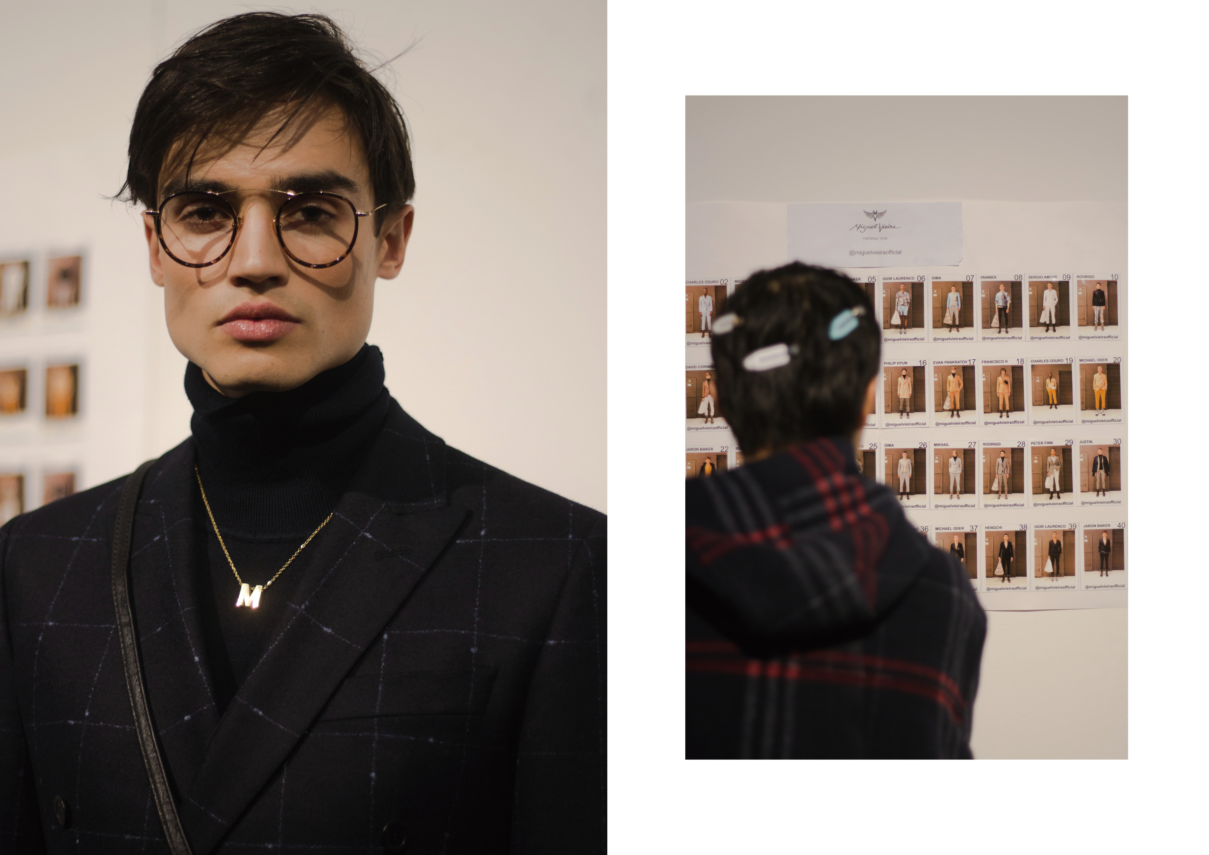Miguel Vieira FW19 Backstage — Look 7