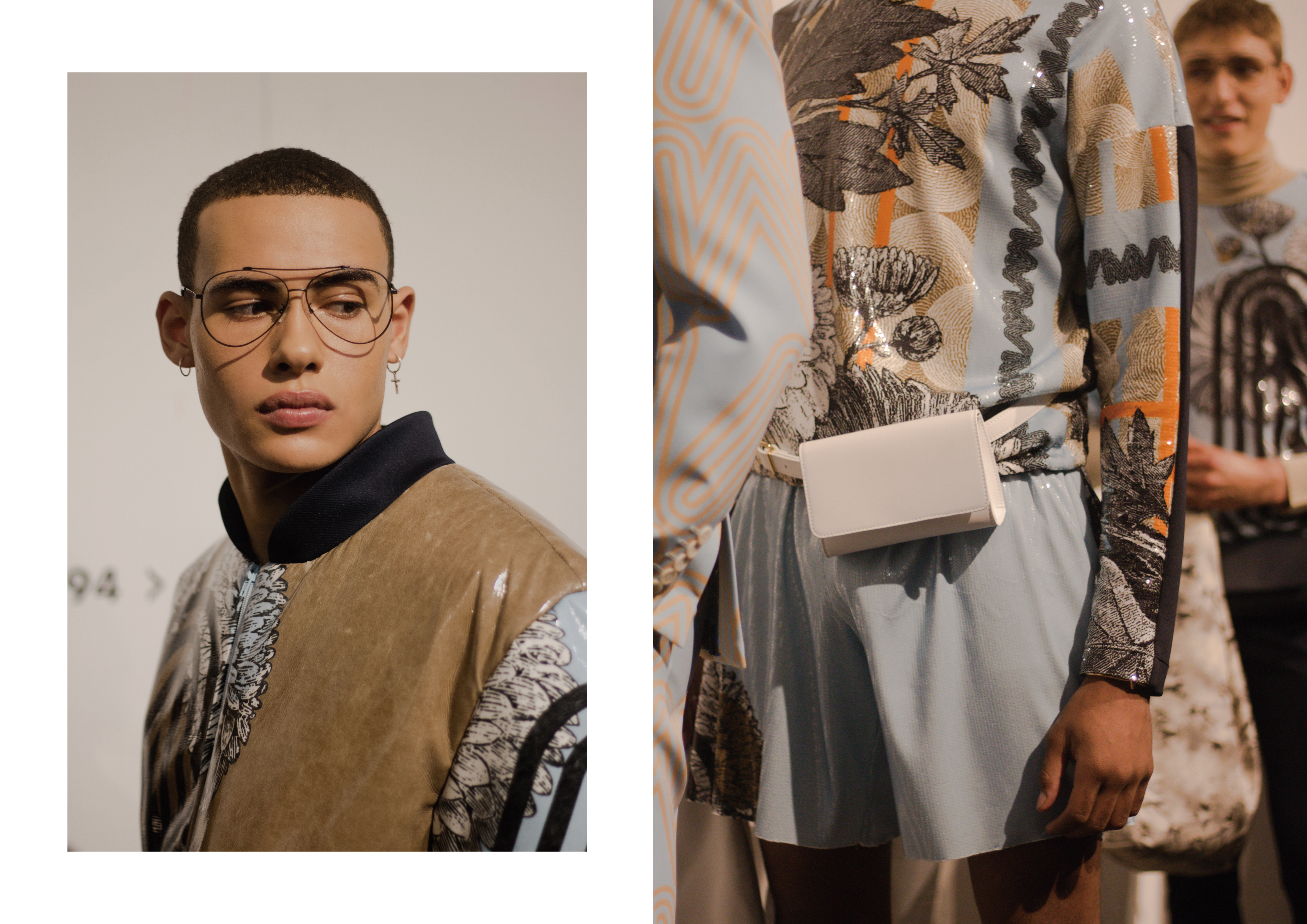 Miguel Vieira FW19 Backstage — Look 2
