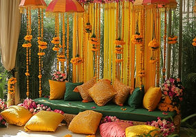 Haldi and Mehndi Decoration