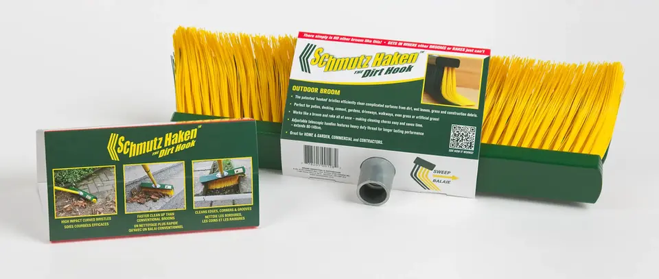 Schmutz Haken The Dirt Hook broom head sleeve.
