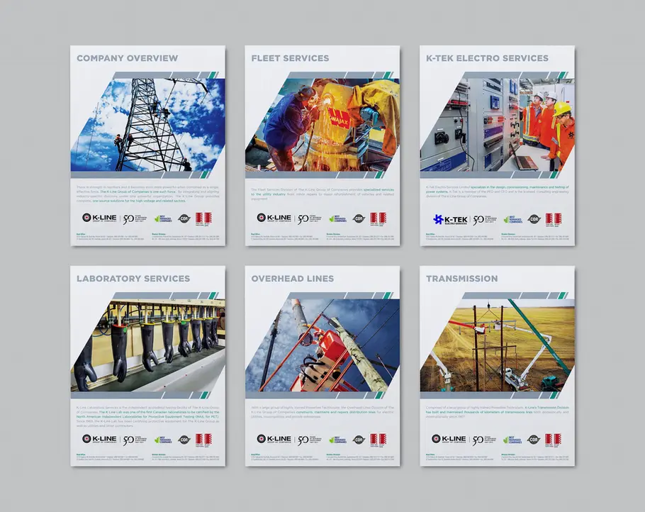 K-Line sales sheets.