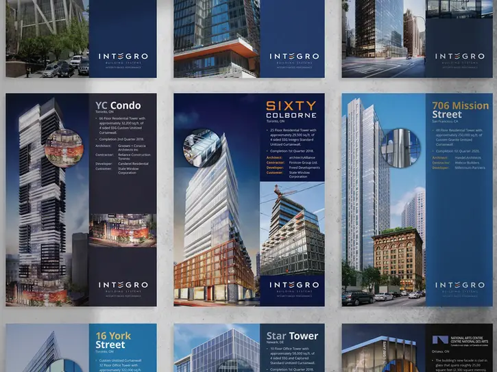 Integro sell sheets.