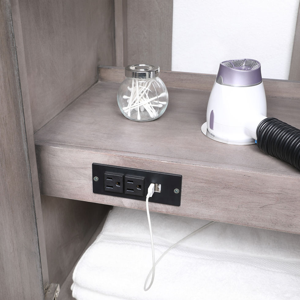 Thumbnail: 84" Bathroom Vanity Set GRD7015 - Leiza 84in Vanity with Counter Top