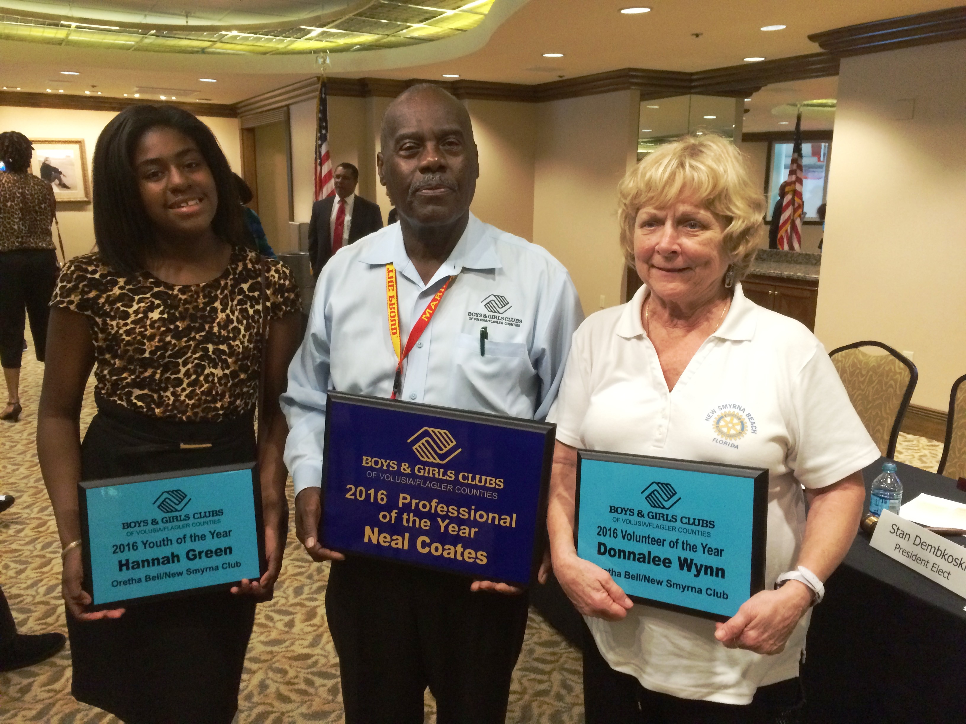 02-24-16 Boys and Girls Club Annual Meeting - Hannah Green, Neal Coates, Donnalee Wynn