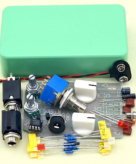 DIY-Compressor-Guitar-Pedal-Kits-with1590B-Diecast-Aluminum-Enclosure-IC4558D-Pedal-Kit-Tr