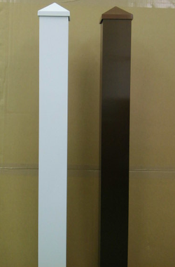 標柱　アルミ角柱無地