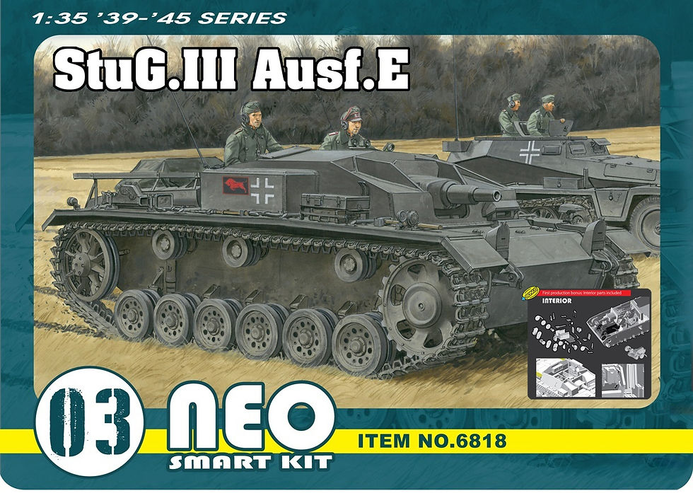 (под заказ) Немецкая САУ StuG.III Ausf.E, интерьер - Dragon 1:35 6818