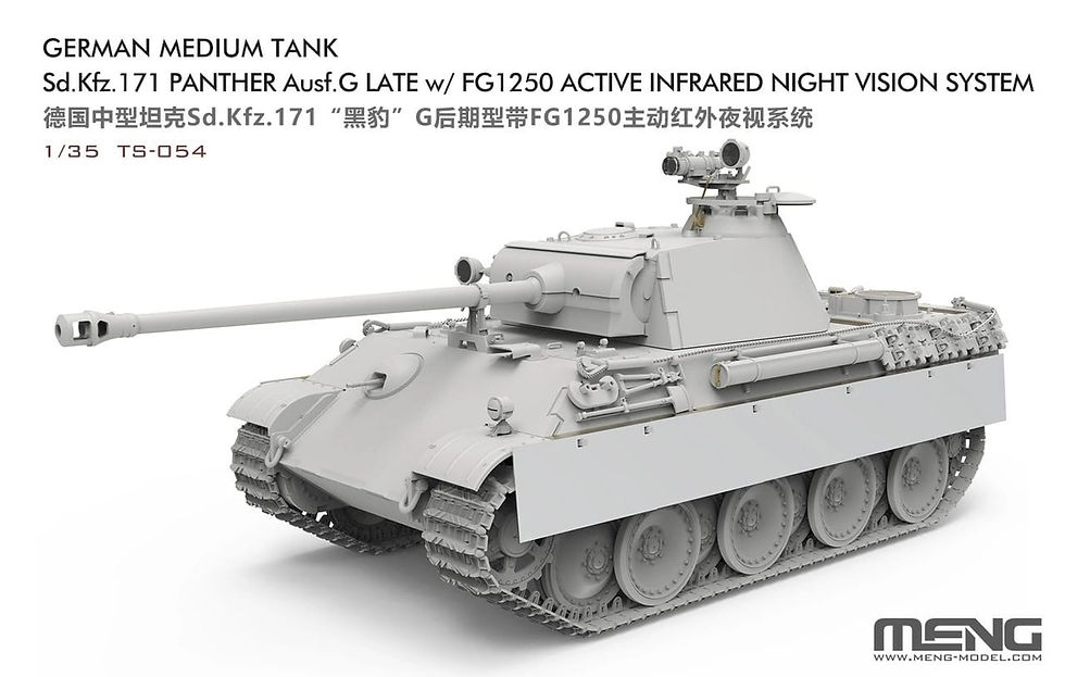 Миниатюра: MENG TS-054 1/35 Panther Late G w/FG1250 Night Version System
