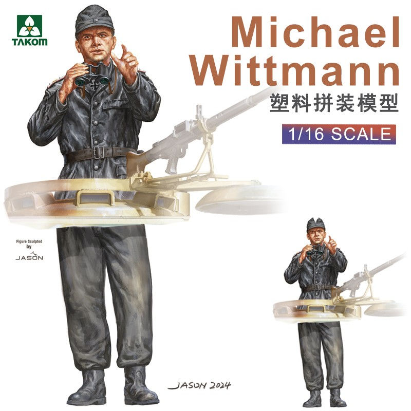 1021 Takom 1/16 Фигура Michael Wittmann (Limited edition)