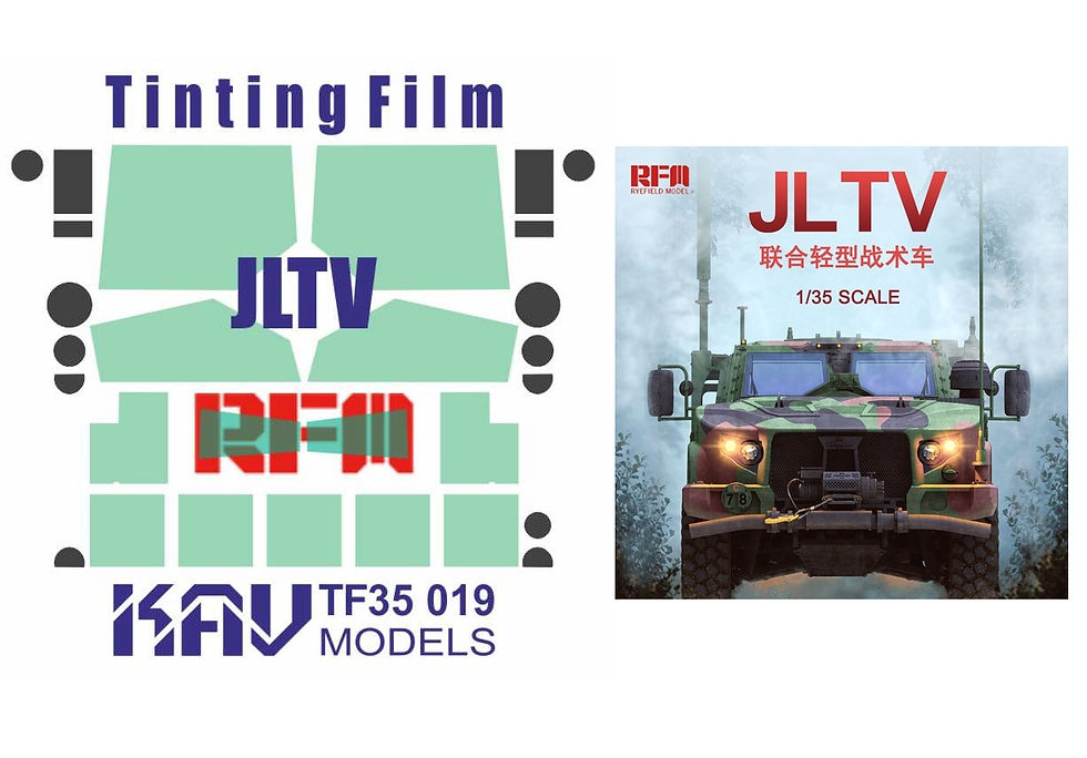 TF35 019 KAV Models 1/35 Тонировочная пленка на JLTV (RFM-5090)