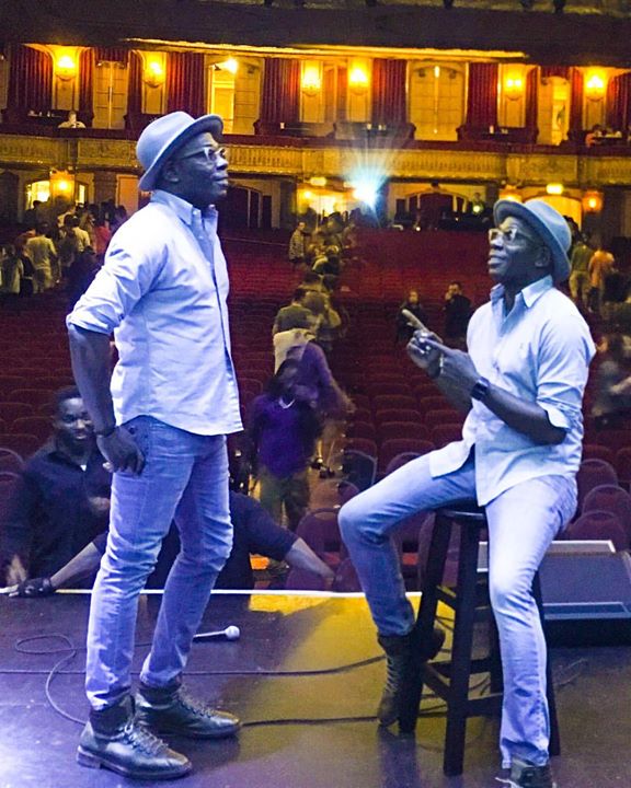 We never dress alike but tonight I was fine with it..