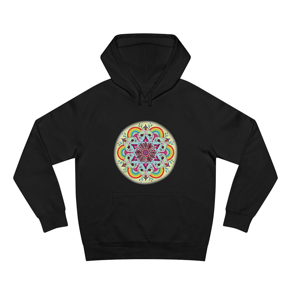 Thumbnail: Vulva Mandala by Empress Eyrie  Unisex Hoodie
