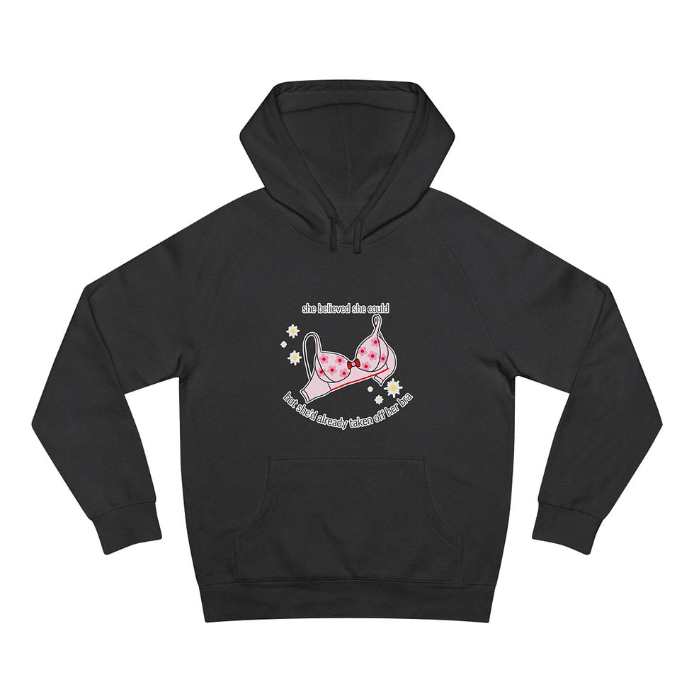Thumbnail: "Already taken off her bra" Art by Empress Eyrie  Unisex Hoodie