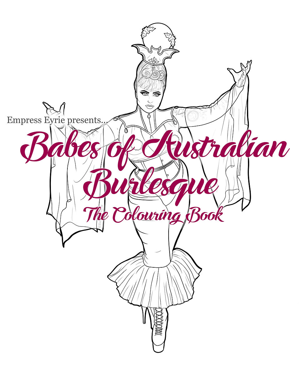 Thumbnail: Burlesque Babes of Australia Colouring  Book