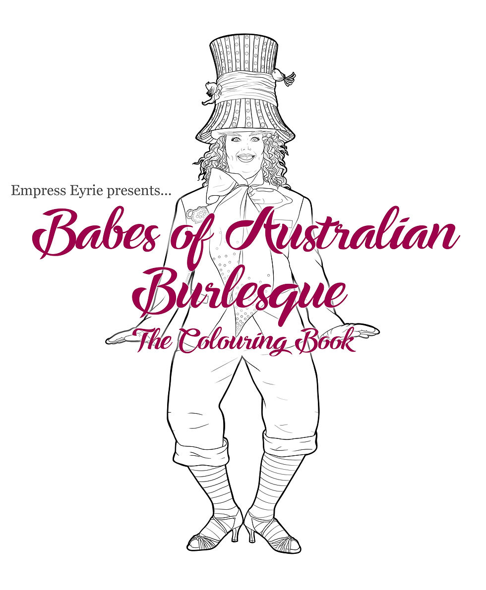 Thumbnail: Burlesque Babes of Australia Colouring  Book
