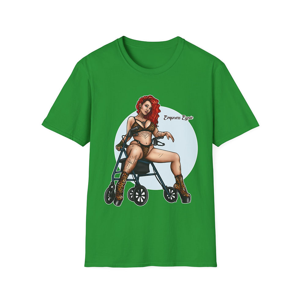 Thumbnail:  Empress Eyrie - Rollator Art Unisex Soft T-Shirt 