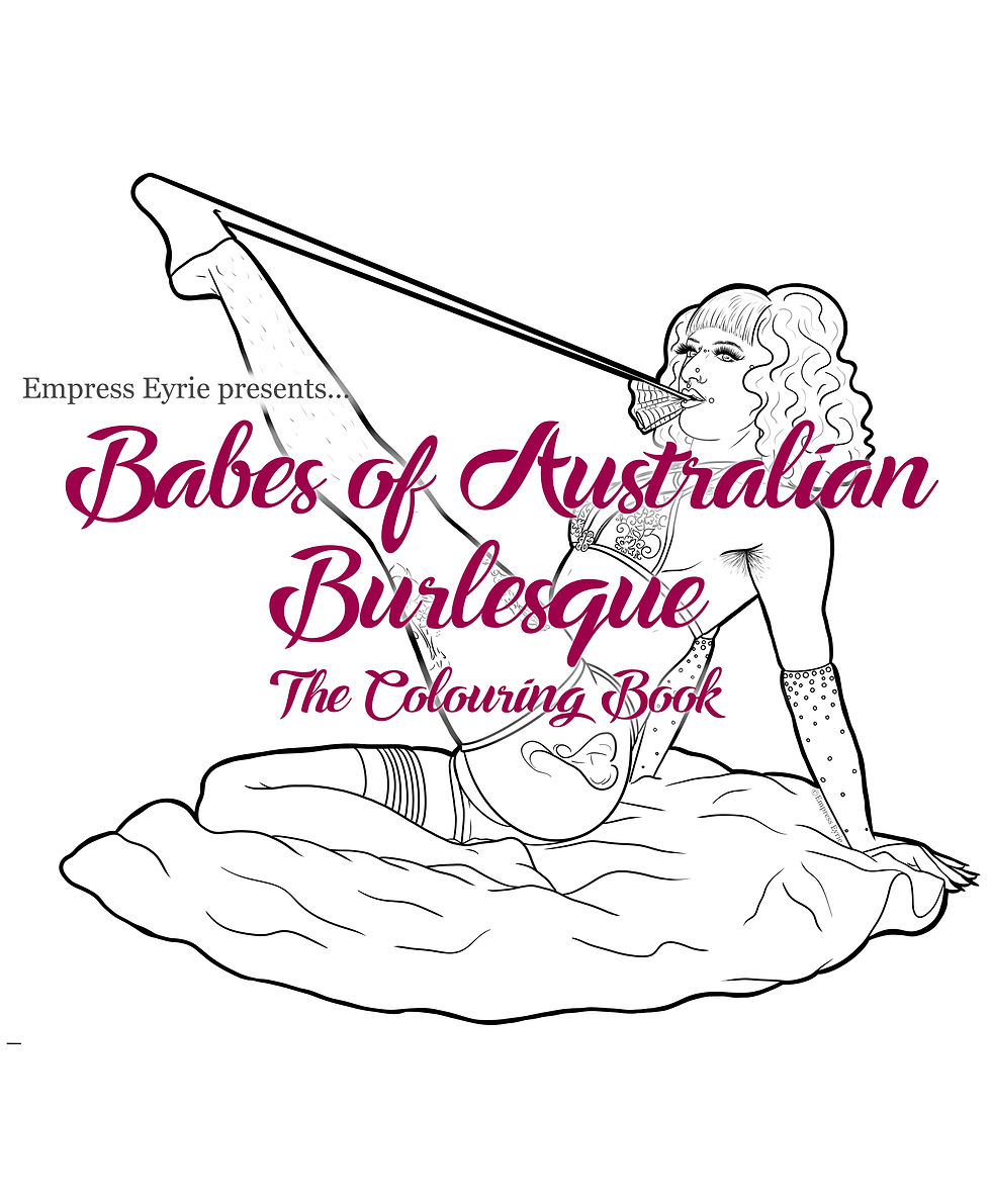 Thumbnail: Burlesque Babes of Australia Colouring  Book