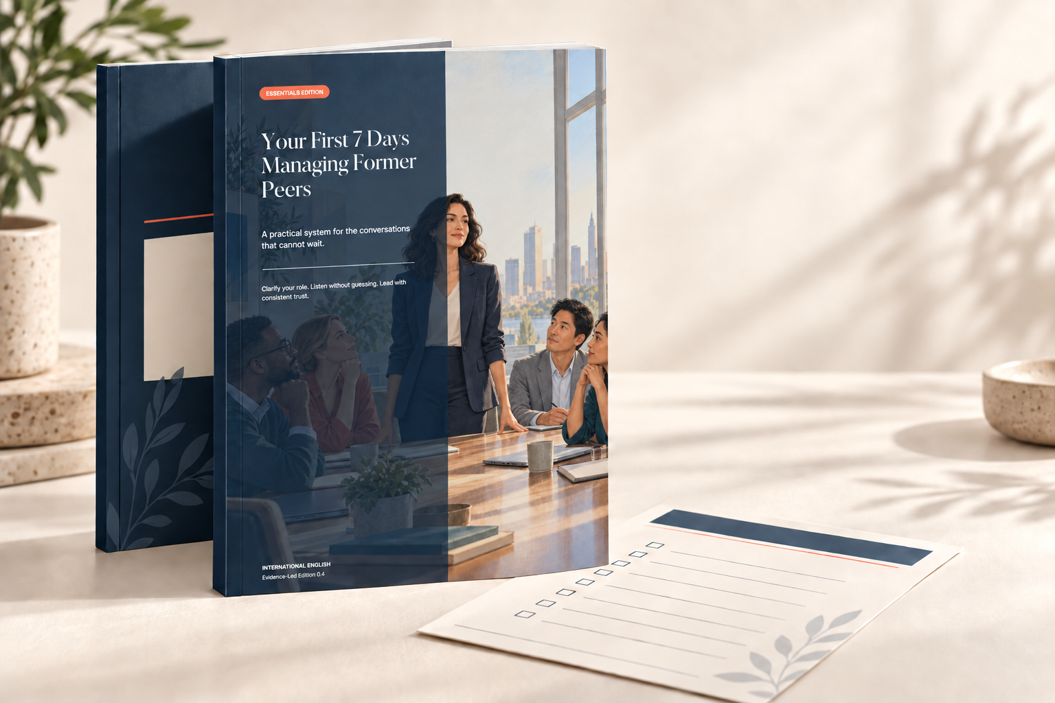 Your First 7 Days Managing Former Peers Essentials Guide Bundle
