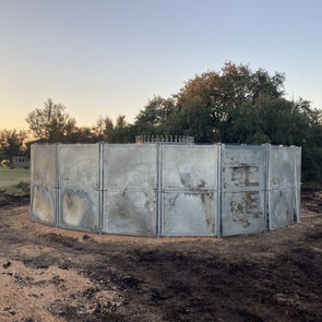 Assemble each leg to the king-post and ballast trays