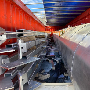 The AFS 3000 will be delivered in (2) 12 m open top containers