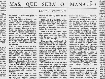 Cecília Meireles: Mas, o que será o Manauê?