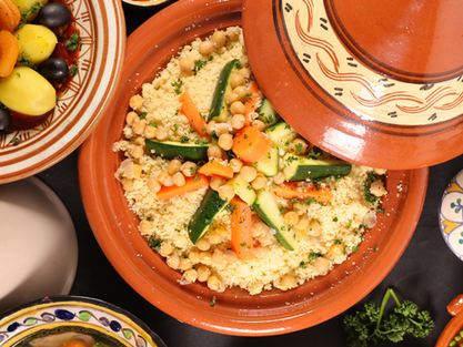 Cuscuz ou couscous.
