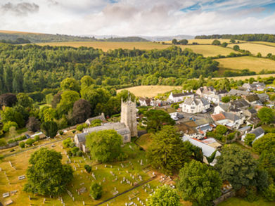 Drewsteignton Village - Aerial View 2 copy.jpeg