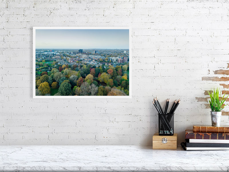 Thumbnail: Brentford - Autumn colours from Syon Park (A3 Framed)