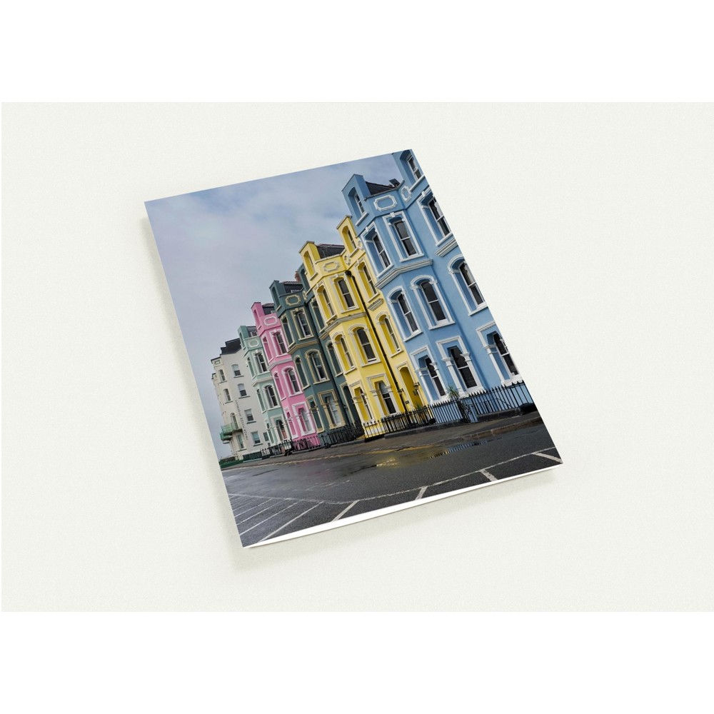 Tenby, Wales - Multi-coloured terrace