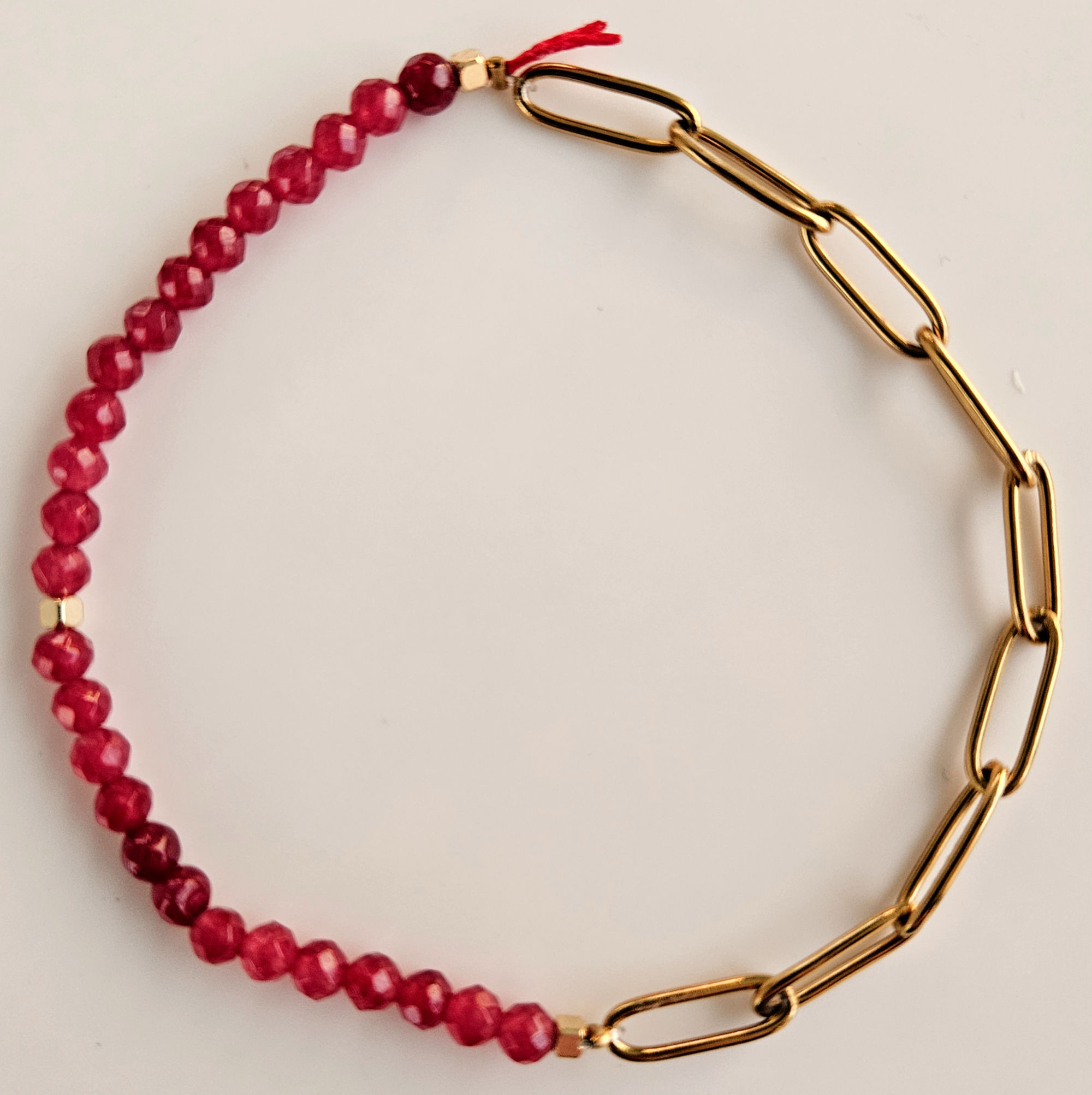 Bracelet Calliope grenat