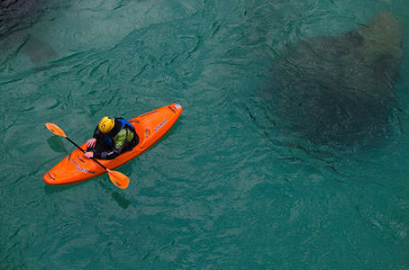 Kayak on the water