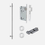Thumbnail: Iver Helsinki Entrance Pull Lock Set 600mm