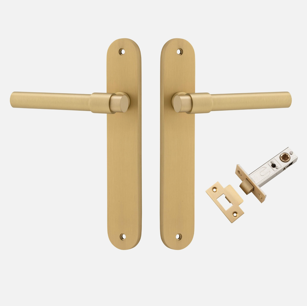 Thumbnail: Iver Helsinki Lever - Oval Backplate Passage Kit