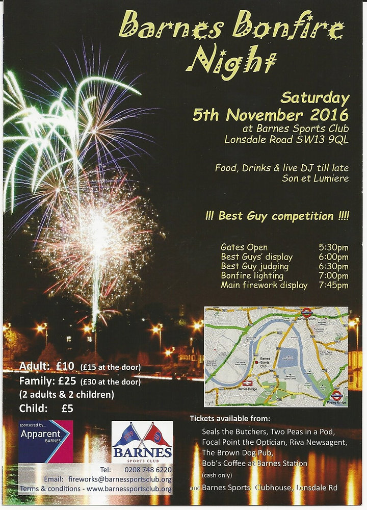 Bonfire Night tickets are now on sale