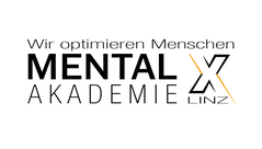 Dieses Bild zeigt ein Logo der Mental Akademie Linz, deren Mit-Inhaber Wolf Gruber ist.