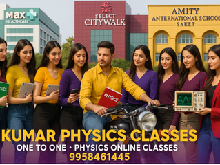 Students across Saket choose Kumar Physics Classes over big institutes for NEET, IIT, CBSE & AP Physics success under Kumar Sir’s expert guidance.