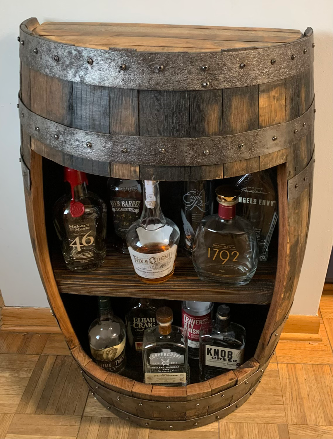 Half Barrel Bourbon Bar