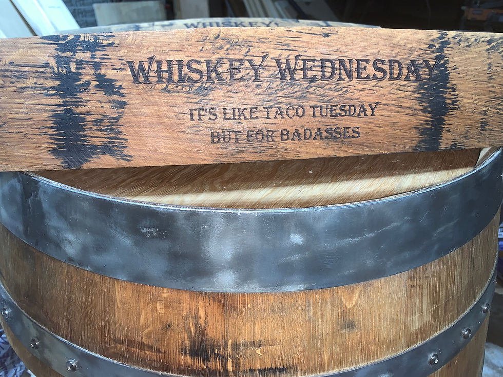 Thumbnail: Fun Rustic Whiskey/Wine signs