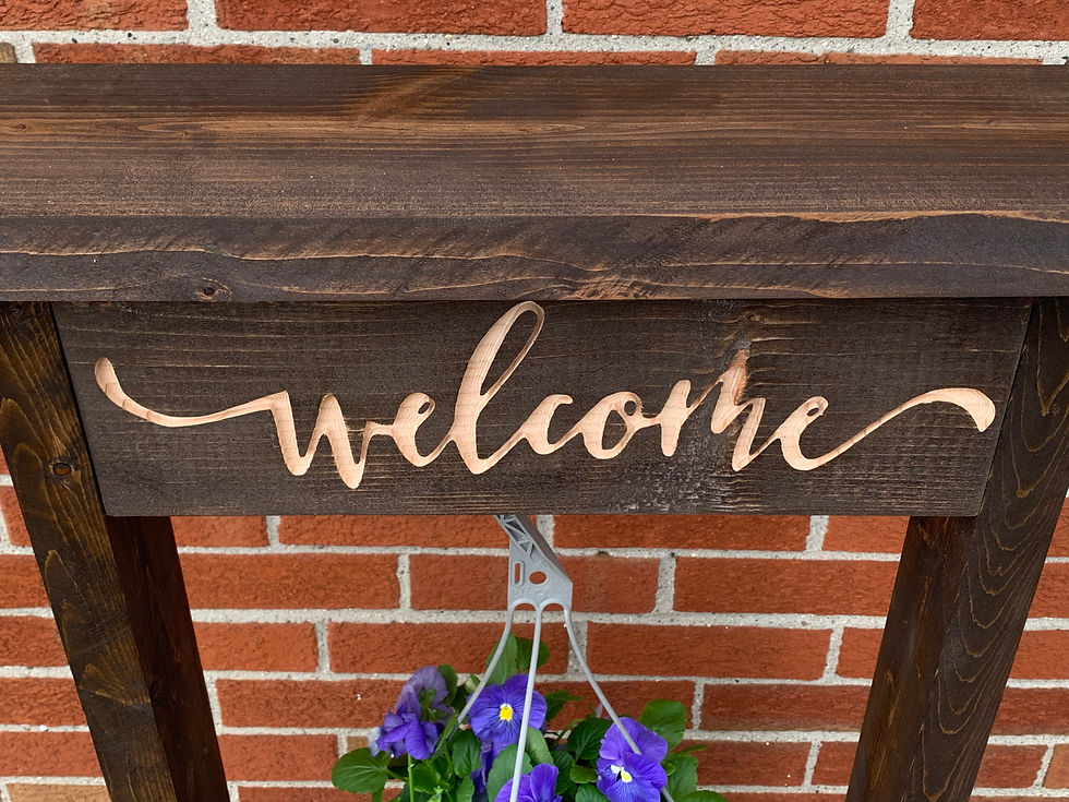 Thumbnail: Hanging Planter/Welcome sign