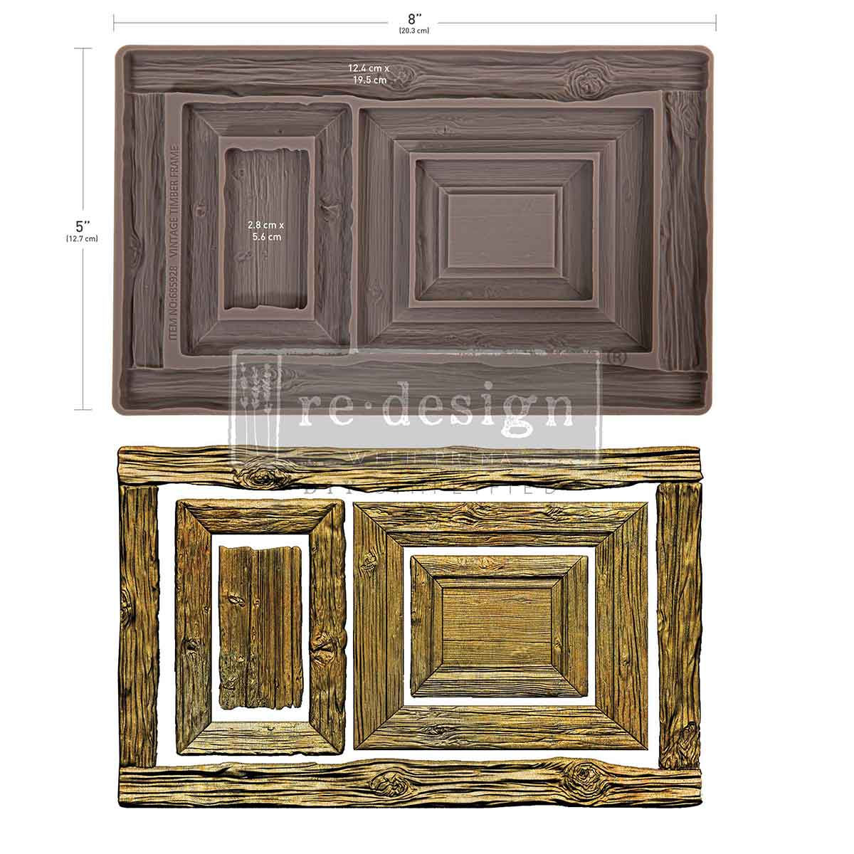 Vintage Timber Christmas - Redesign with Prima Decor Mould