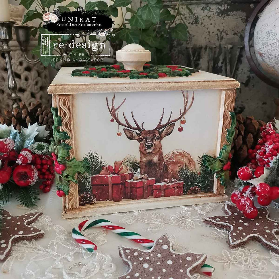 Thumbnail: Yuletide Nostalgia - Redesign with Prima Middy Decor Transfers® available in Australia