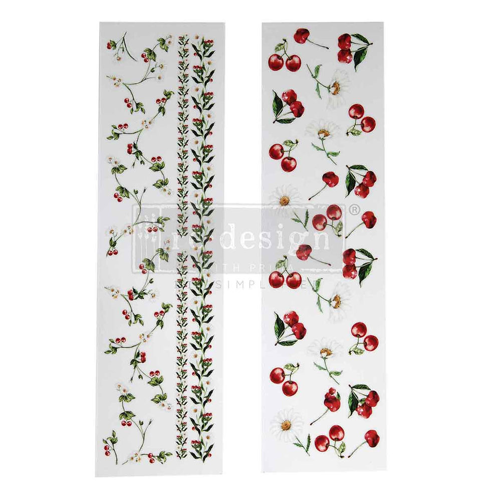 Thumbnail: Daisy Cherry Delight  - Luxe Transfers