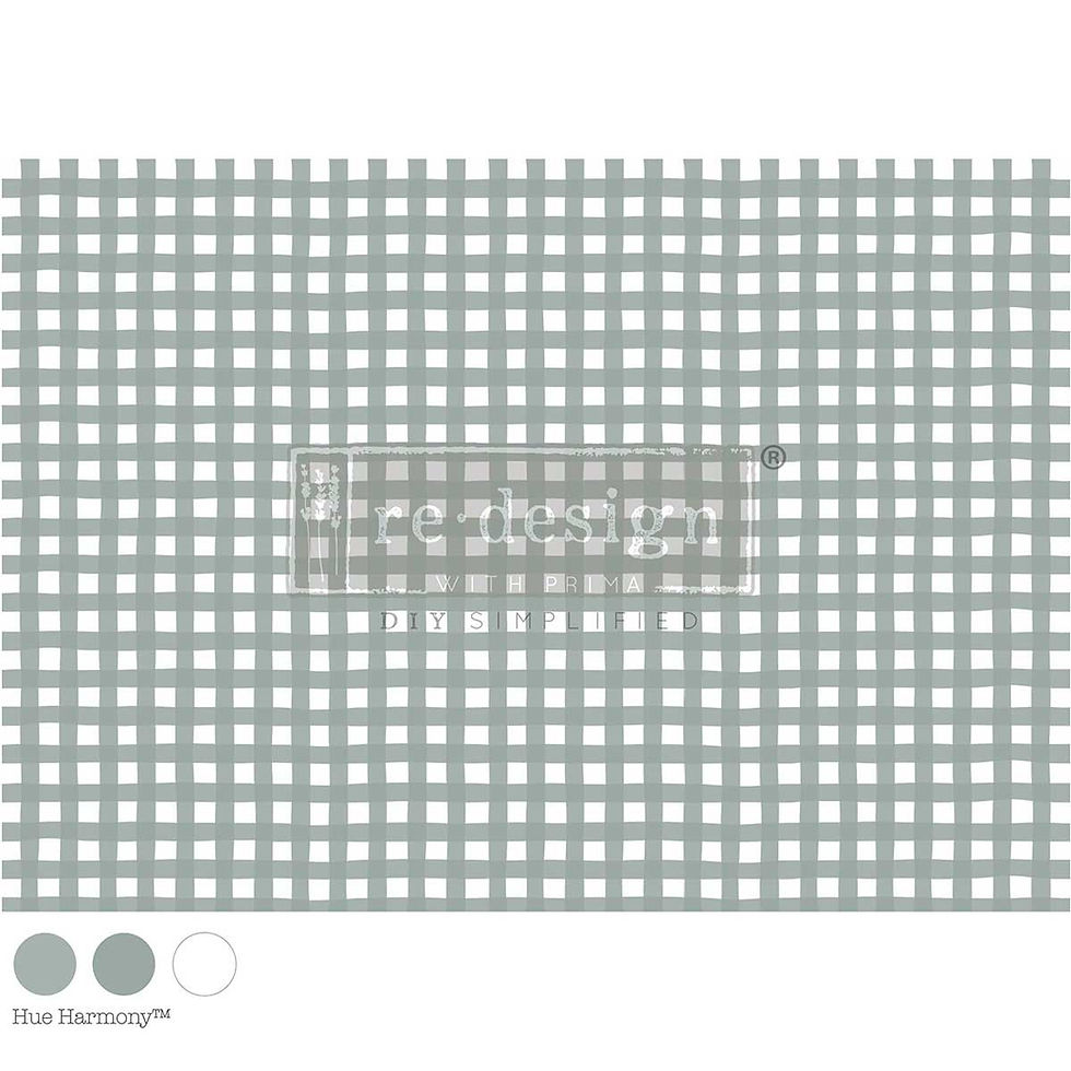 Countryside Check - Redesign with Prima A1 Decoupage Fiber