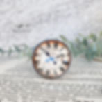 Metal Door Knob with Glass Inset - clock available in Brisbane Queensland Australia. Australia wide shipping daily.
